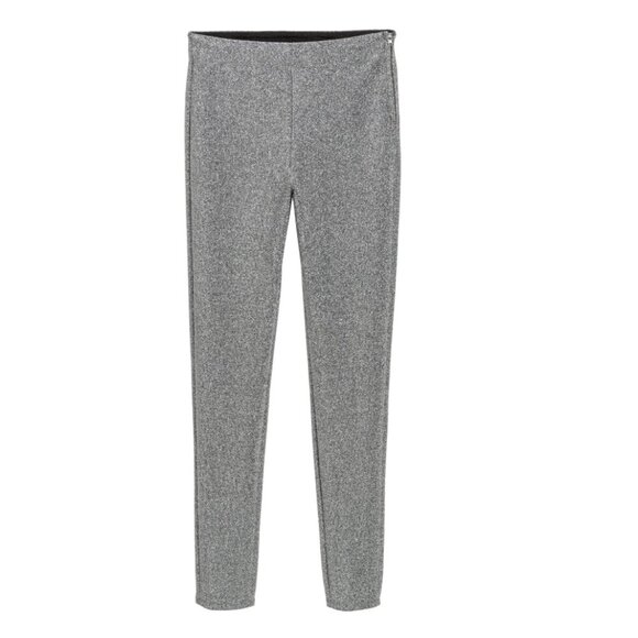 H&M Silver Glitter Trouser Pants - Picture 1 of 6